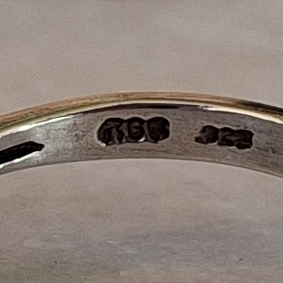 Vintage Sterling Silver 925 & 12k Signed Amethyst Black Hills Gold  Ring Size 6 - Picture 14 of 16